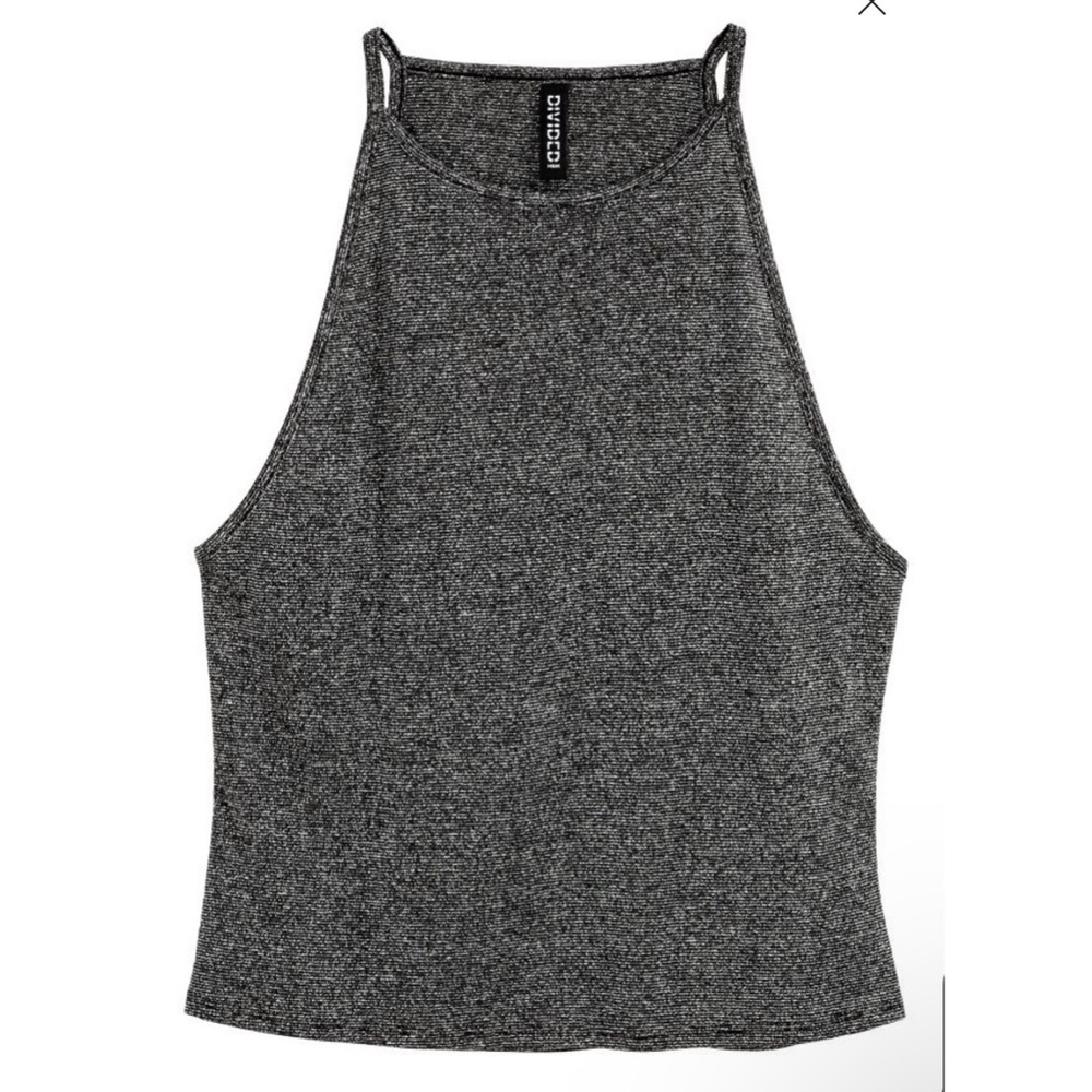 Silver Glittery top - h&m brand